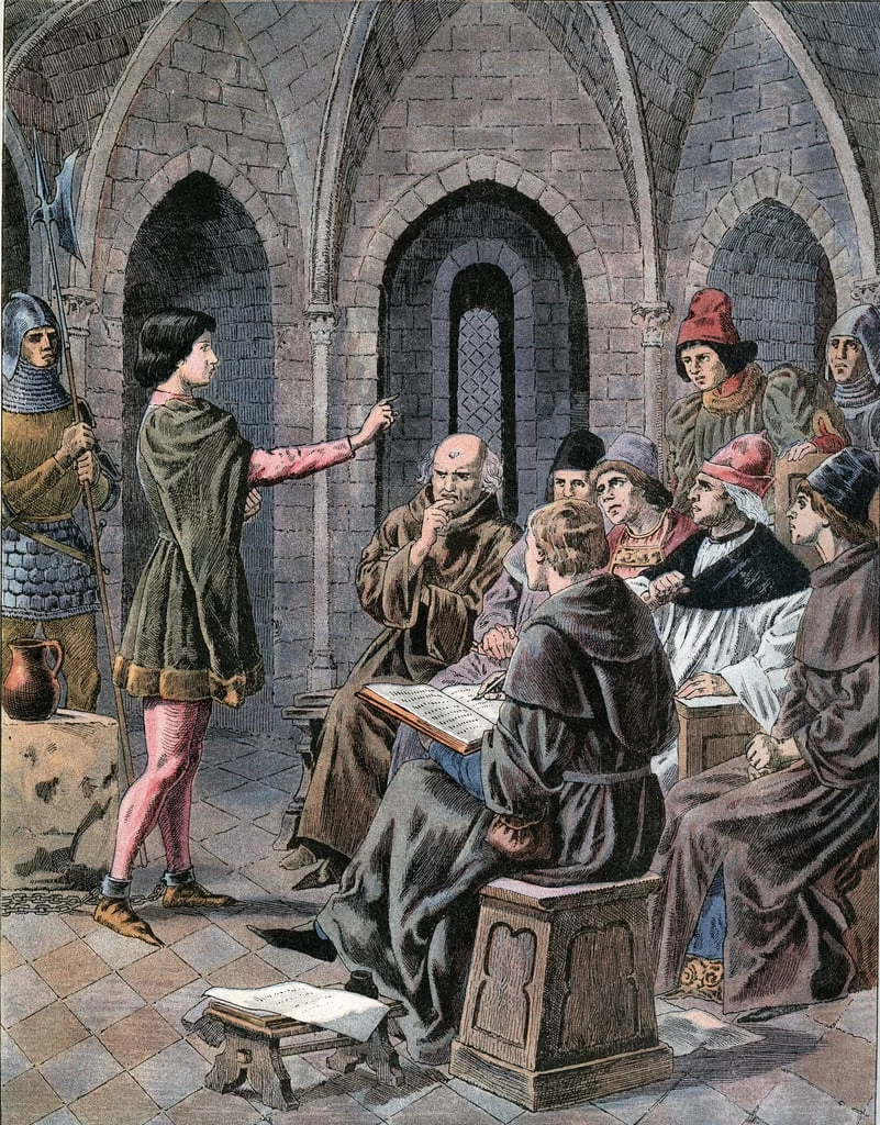 Frederic Theodore Lix - Giovanna d'Arco interrogata